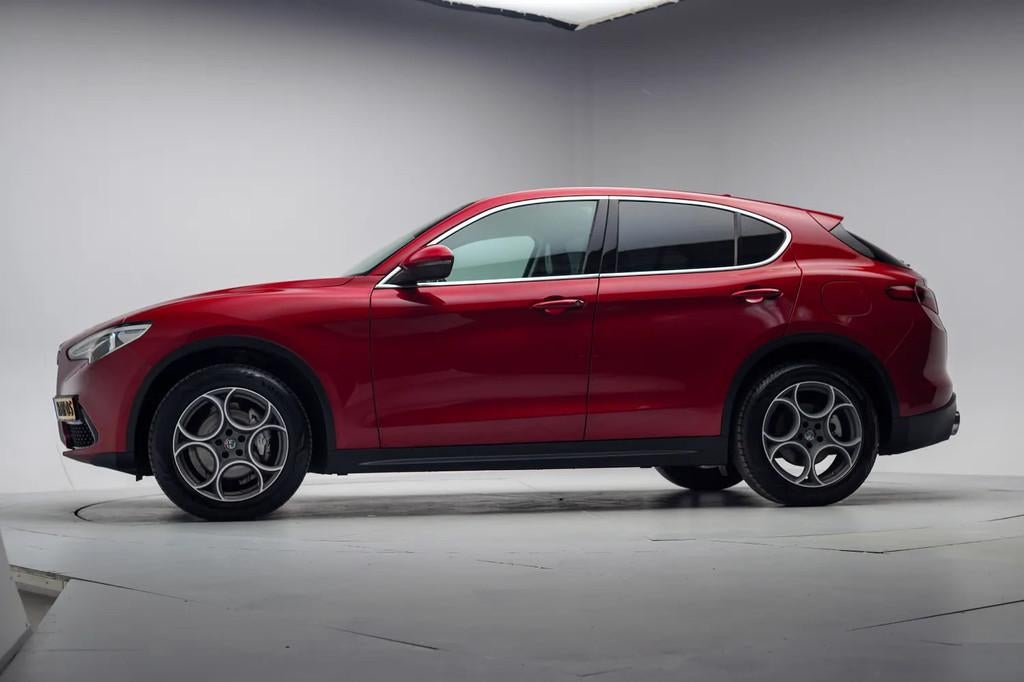 Alfa Romeo Stelvio 2.0 T AWD 280pk Super Aut. [ Leder Memory, Auto's, Alfa Romeo, Automaat, 4 cilinders, Bedrijf, 93 €/maand