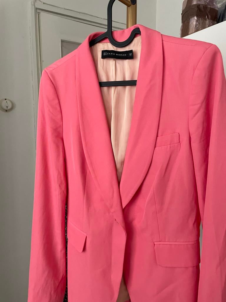 Zara Woman Roze Jasje - Maat XS, Ophalen of Verzenden, Zo goed als nieuw, Jasje, Roze
