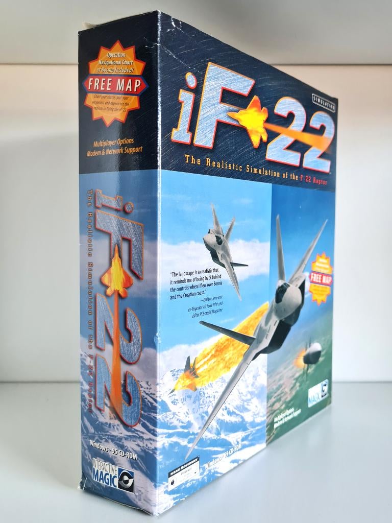 iF-22 - PC Big Box, 1 speler, Ophalen of Verzenden, Zo goed als nieuw, Vanaf 3 jaar
