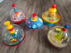 Set van 5 vintage draaitollen voor kinderen, Ophalen of Verzenden, Gebruikt, Overige typen, Met licht