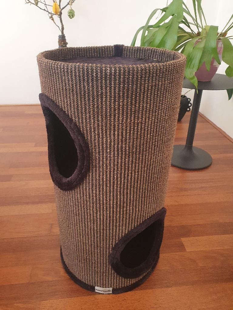 krabton bruin 70 x37 Breeztees Stina, Dieren en Toebehoren, Krabmeubelen, Ophalen of Verzenden, Zo goed als nieuw, Krabton