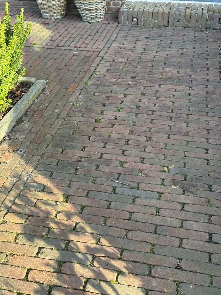 12m2 gebakken stenen waalformaat, Tuin en Terras, Gebruikt, Keramiek, Klinkers, Ophalen of Verzenden