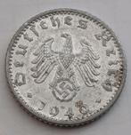 50 Reichspfennig 1940D Nazi Duitsland Oude Munt WO2 Swastika, Verzamelen, Ophalen of Verzenden