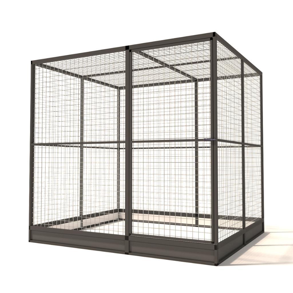 Volière Aluminium Noa, Dieren en Toebehoren, Ophalen of Verzenden, Nieuw, Aluminium, Volière