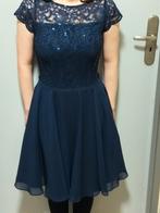 Swing galajurk donkerblauw met bolero, Ophalen, Blauw, Zo goed als nieuw, Maat 36 (S)