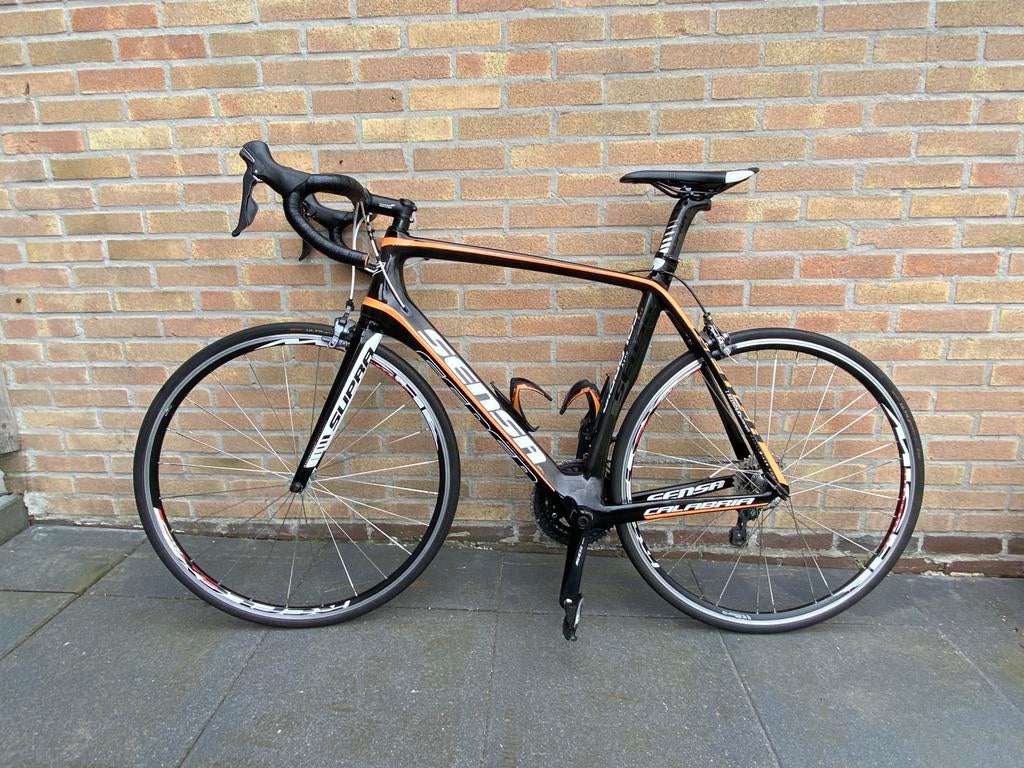 Sensa Calabria, carbon racefiets., Fietsen en Brommers, Fietsen | Racefietsen, Overige merken, 28 inch, Carbon, Ophalen of Verzenden