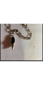 Leuke zilveren bedel in de vorm van een klomp., Overige merken, Ophalen of Verzenden, Zo goed als nieuw, 4 bedels of meer