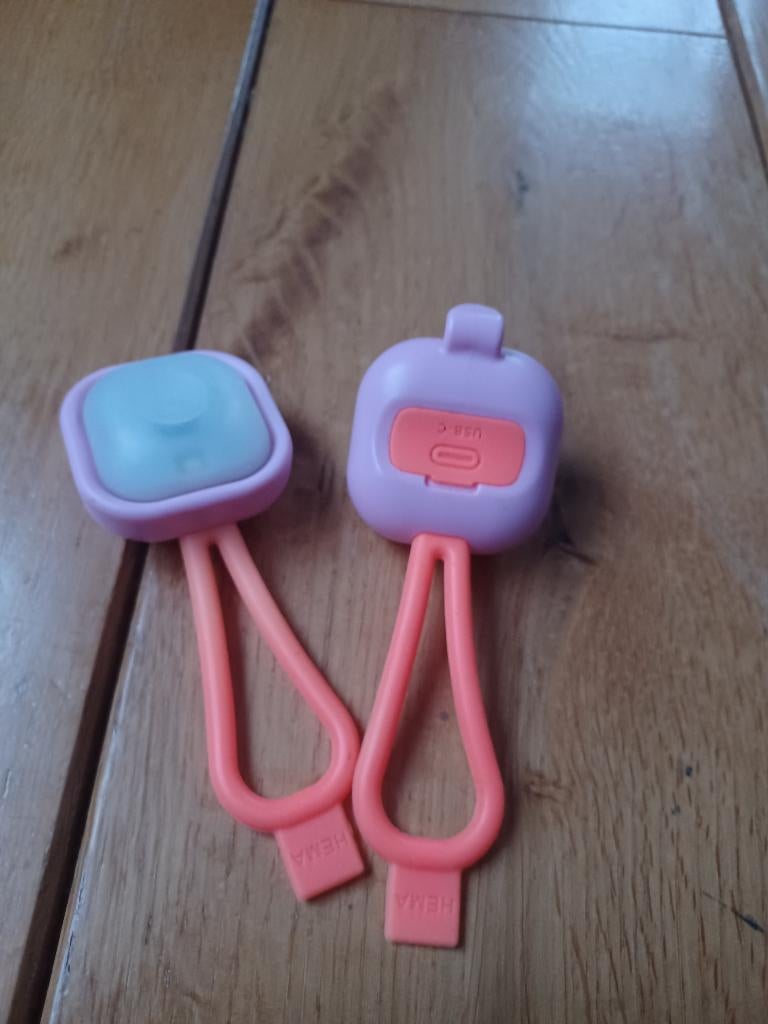 Set 2 Hema Fietslampjes - USB-C oplaadbaar - zgan, Fietsen en Brommers, Fietsaccessoires | Fietsgereedschap, Zo goed als nieuw