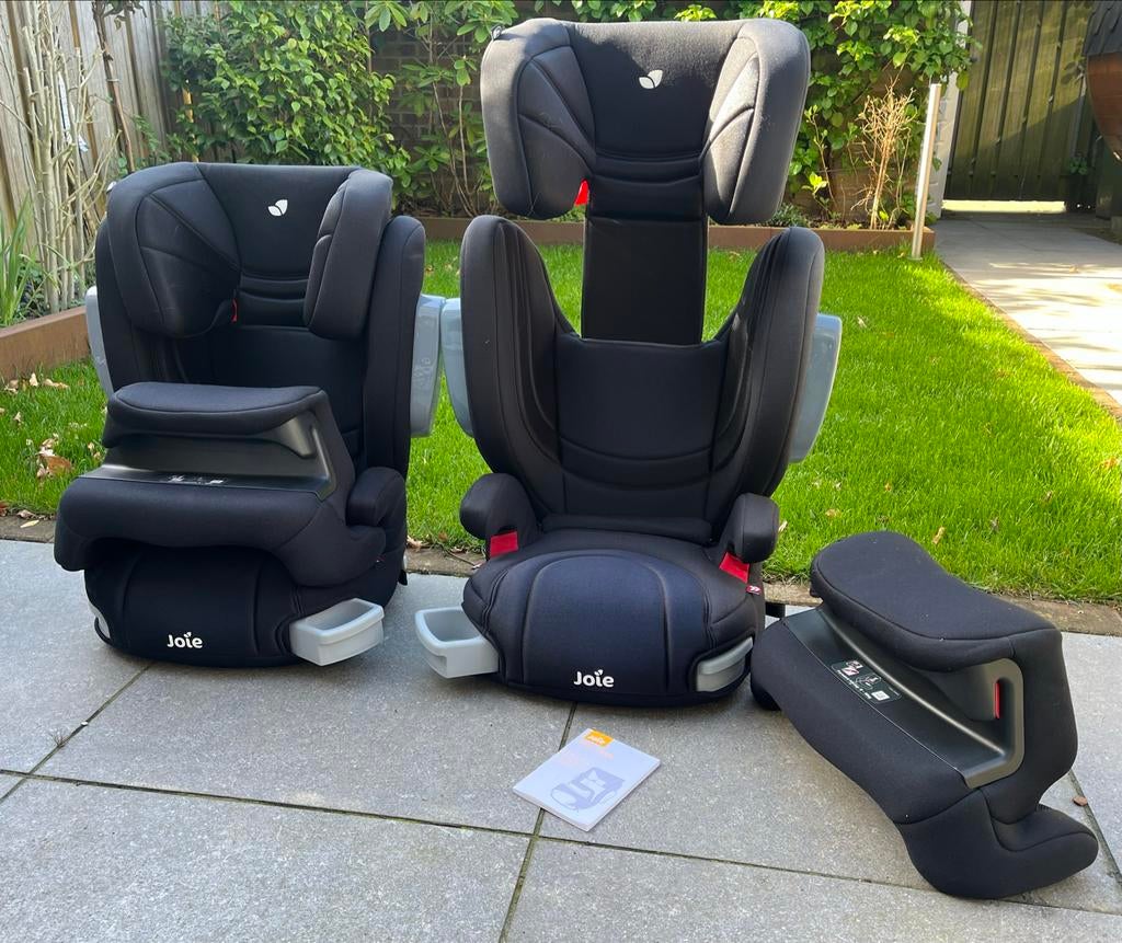 Twee super veilige Joie kinderautostoelen zo goed als nieuw, Kinderen en Baby's, Autostoeltjes, Overige merken, Autogordel of Isofix