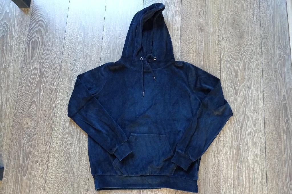 Zwarte velourse hoodie maat S Anti Blue, Kleding | Dames, Anti Blue, Zwart, Ophalen of Verzenden, Zo goed als nieuw