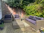Hele mooie Bellagio lounge set. Bank + stoelen en tafel, Tuin en Terras, Ophalen, Zo goed als nieuw, Wicker, Bank