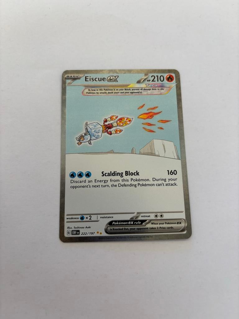 Eiscue EX - Obsidian Flames mint, Ophalen of Verzenden, Nieuw, Losse kaart