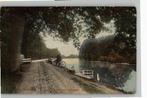 Breukelen De Vecht bij Oudaen fietser+steigertje/wasplek, Verzenden, Voor 1920, Gelopen, Utrecht