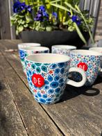 Douwe Egberts 6 grote cappuccino mokken Nicolai Carels, Verzenden, Overige stijlen, Kop(pen) en/of Schotel(s)