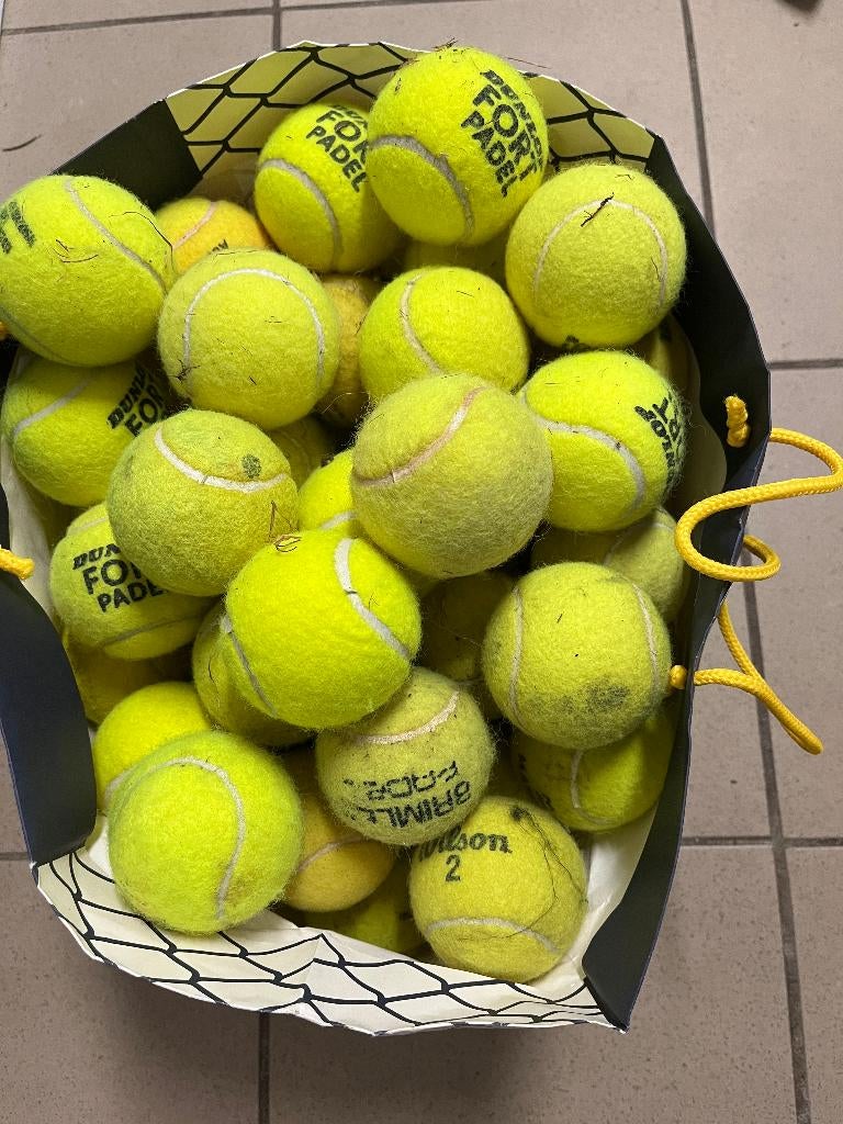 Padel ballen (ca 100 stuks), Ophalen, Padelballen