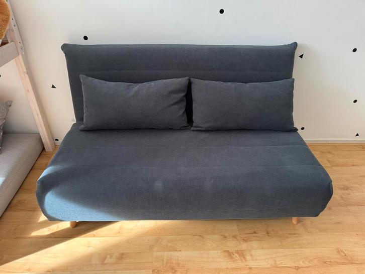 Maisons du Monde - NIO - antracietgrijze 2-pers. slaapbank, Huis en Inrichting, Slaapkamer | Slaapbanken, Gebruikt, 140 cm, 190 cm of minder