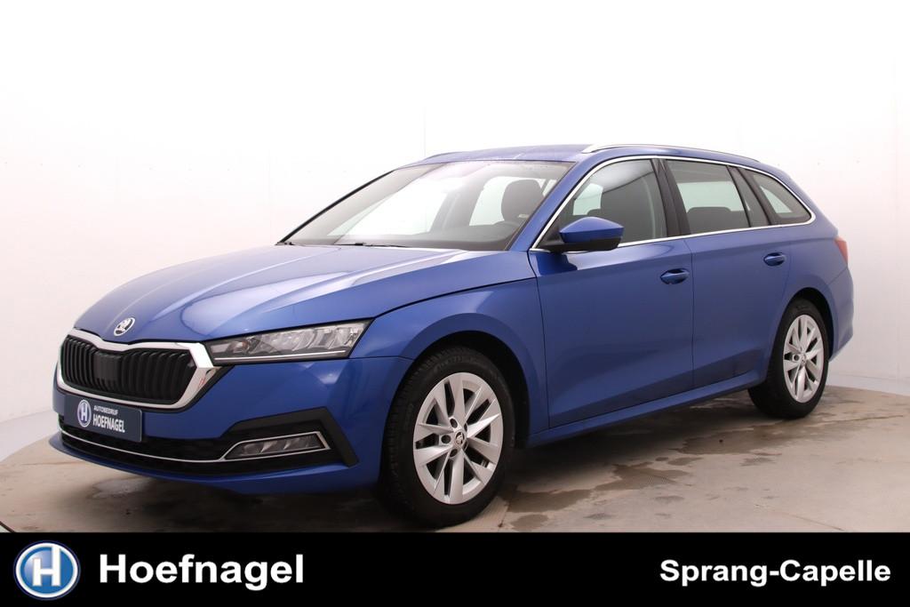 Skoda Octavia Combi 1.5 e-TSI Style | Adaptive Cruise | Navi, Auto's, Skoda, Stof, Zwart, 4 cilinders, 150 pk
