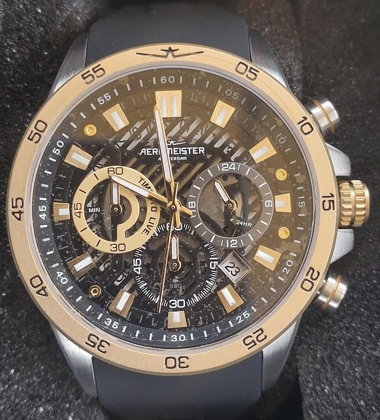 Herenhorloge van Aeromeister, Sieraden, Tassen en Uiterlijk, Horloges | Heren, Overige merken, Ut, Ophalen of Verzenden, Bjornborg61@yahoo.com