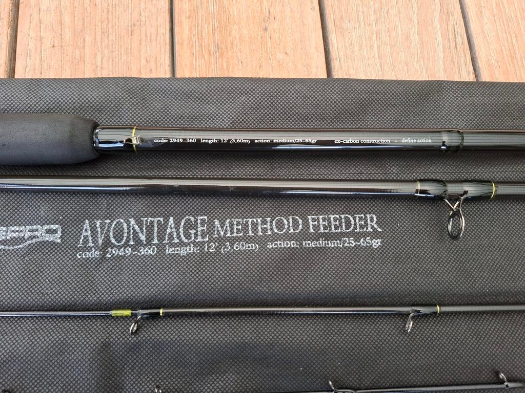 Spro Avontage Method Feeder hengel 3.60m 12ft., Watersport en Boten, Hengelsport | Algemeen, Zo goed als nieuw, Werphengel, Ophalen
