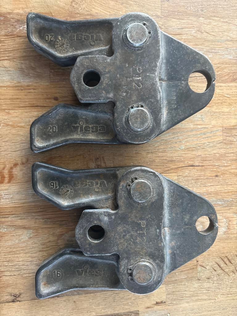 Viega Pex-fit persbekken 16 & 20, Ophalen of Verzenden, Gebruikt