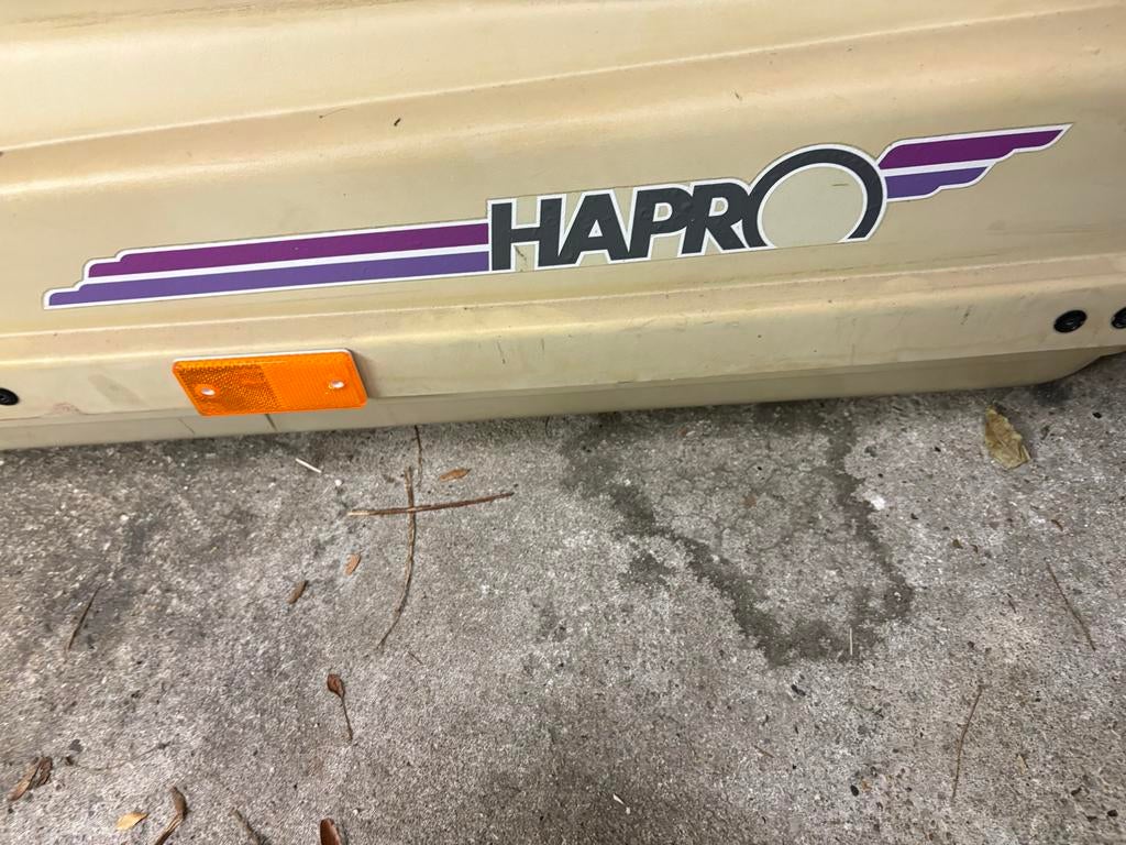 Hapro Ski/Bagage Koffer - Model 200, Auto diversen, Dakkoffers, Ophalen of Verzenden, Gebruikt
