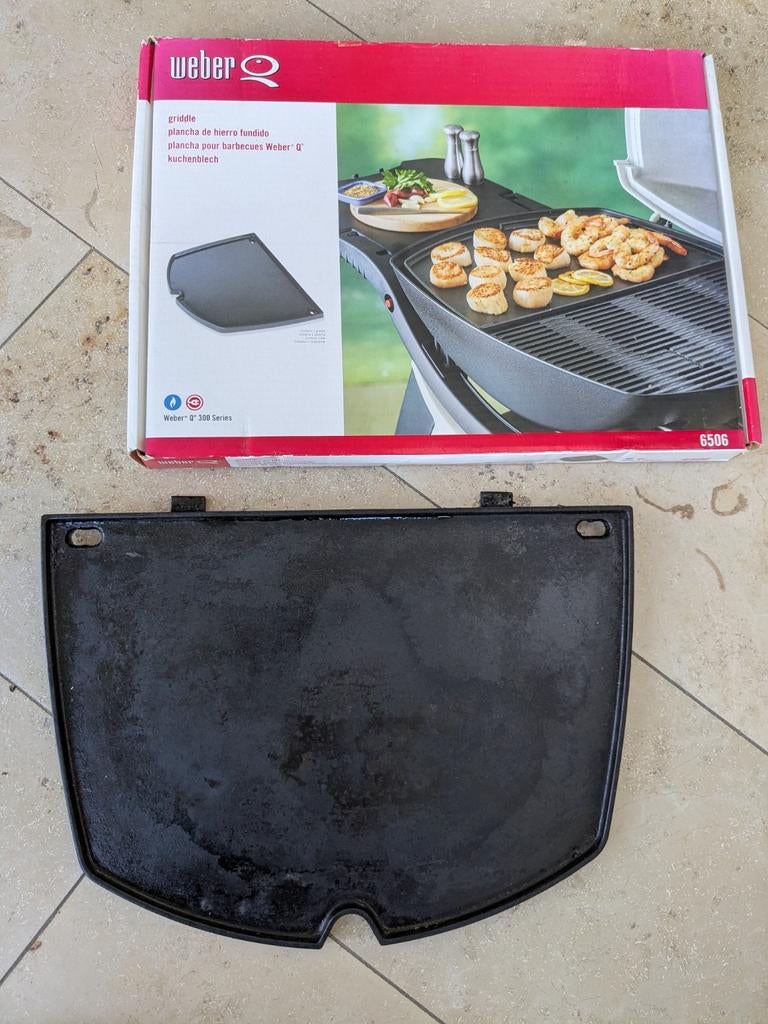 Weber bakplaat 6506 voor Q 300 series, Ophalen of Verzenden