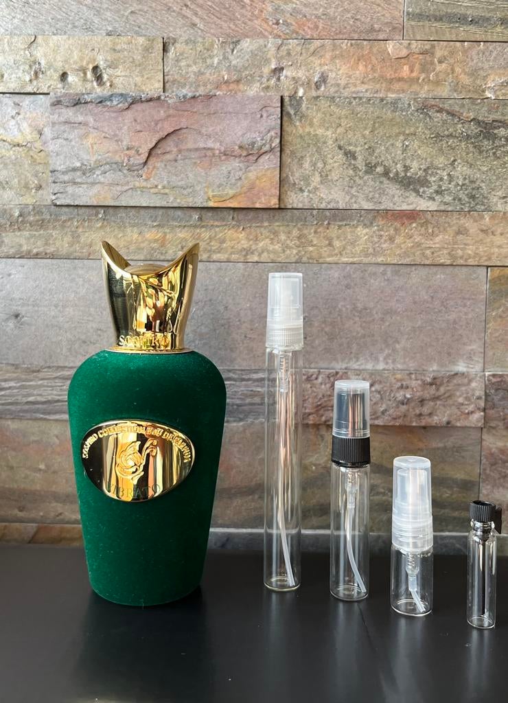 Sospiro Vibrato sample, Sieraden, Tassen en Uiterlijk, Uiterlijk | Parfum, Zo goed als nieuw, Ophalen of Verzenden