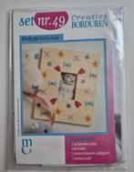 Borduurpakketje Babyfotolijstje (Nieuw), Verzenden, Nieuw, Handborduren, Borduurpakket