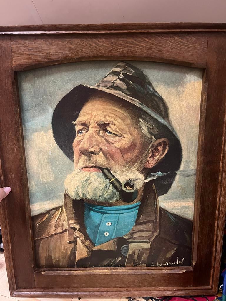 Vintage schilderij Dorus Rijkers, Ophalen