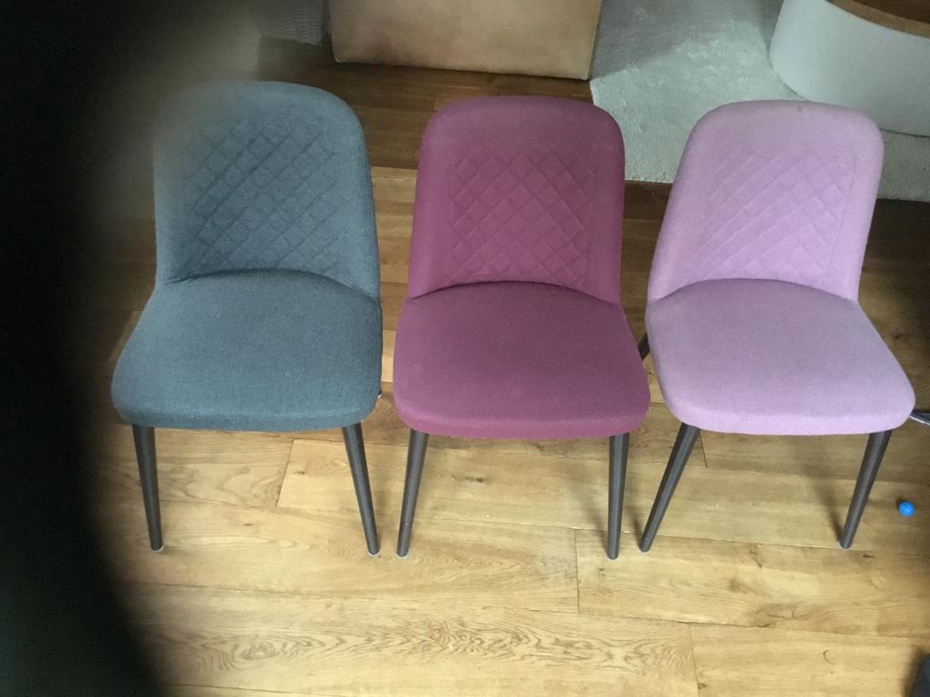 6 eetkamerstoel wollen bekleding, Ophalen, Overige materialen, Overige kleuren, Zo goed als nieuw