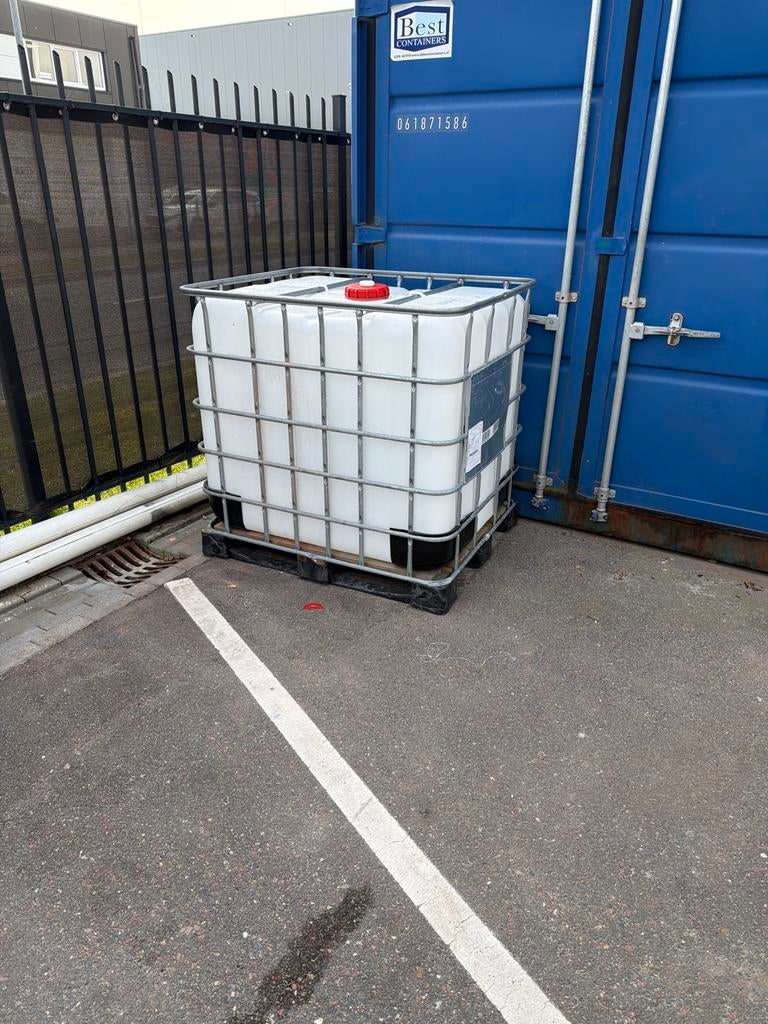 2x 1000 liter IBC tanks, Ophalen of Verzenden