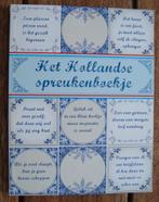 Het Hollandse spreukenboekje, Ophalen of Verzenden, Zo goed als nieuw, Boekenmakers