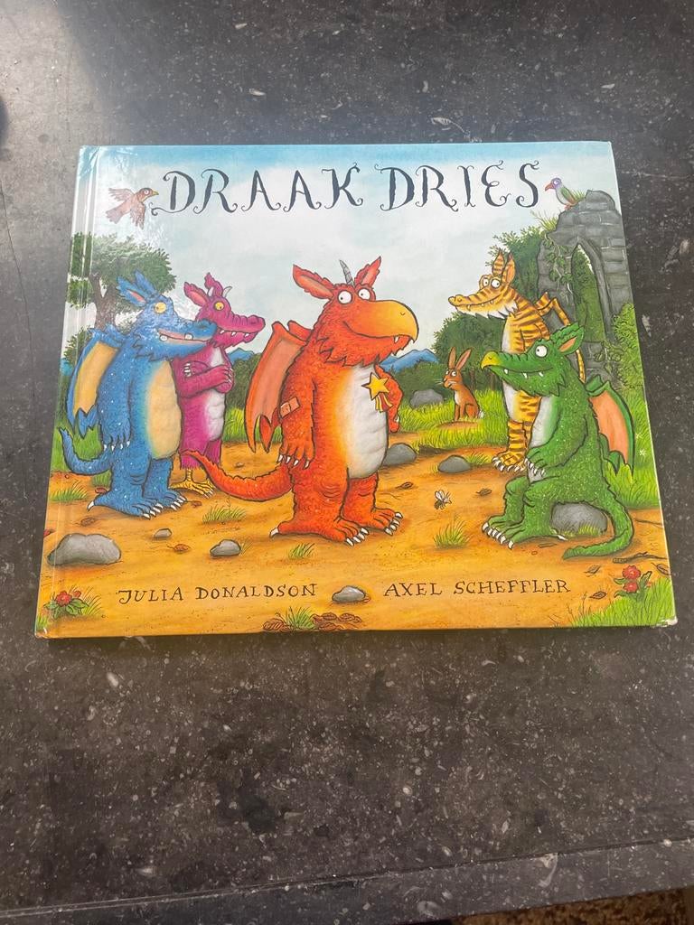 Julia Donaldson - Draak Dries, Boeken, Ophalen of Verzenden, Gelezen, Julia Donaldson, Prentenboek