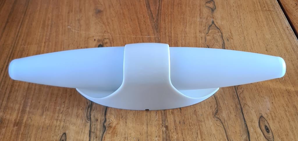 te koop: witte Bo-Niko wandlamp, retro vintage jaren 50, Ophalen of Verzenden, Gebruikt, Glas, Retro vintage fifties