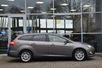 Ford Focus Wagon 1.0 EcoBoost Edition Plus Airco Nav. Pdc Cd, Euro 5, Gebruikt, Zwart, Bruin