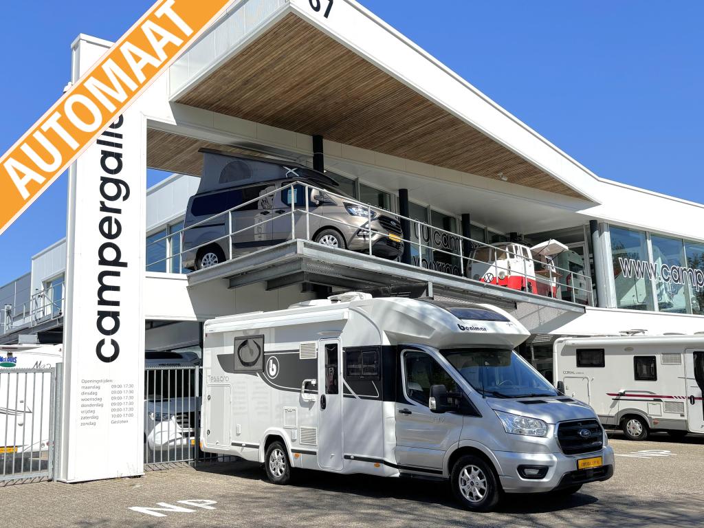 Benimar Tessoro 497 AUTOMAAT QUEENSBED + HEFBED + F2F 6100KM, Caravans en Kamperen, Automaat, Ford, 7 tot 8 meter, Bedrijf