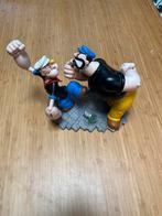 Popeye vs Brutus Beeldje - Klassieke Cartoon Scène, Ophalen, Zo goed als nieuw