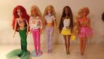 Barbie dolls, 4x waaronder Ariël, Ophalen of Verzenden, Pop