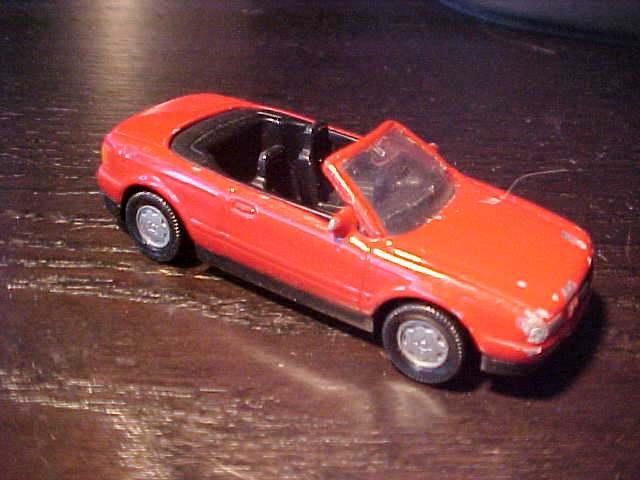 Siku 0841 - Audi 80 Cabriolet [rood] 1/55, Ophalen of Verzenden, Gebruikt, Auto