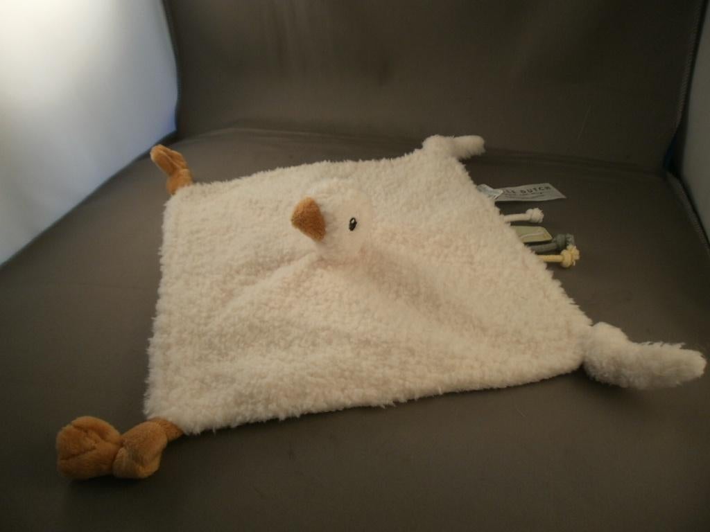 Little Dutch gans/eend doekje wit oker geel snavel en poten, Kinderen en Baby's, Ophalen of Verzenden, Nieuw, Eend