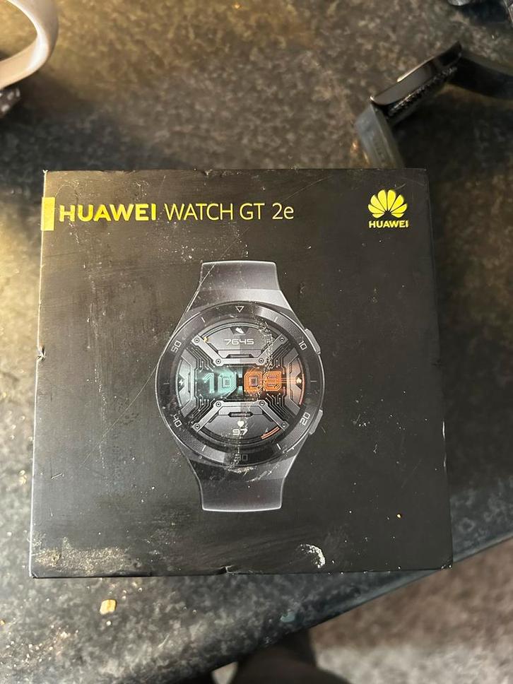 Huawei Watch GT 2e, Sieraden, Tassen en Uiterlijk, Smartwatches, Gebruikt, Android, Zwart, Hartslag, Waterdicht, Ophalen of Verzenden