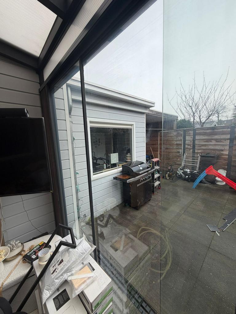 Te Koop - Glazenwanden voor veranda 4 stuks!, Tuin en Terras, Overkappingen, .., Zo goed als nieuw, Ophalen, ..