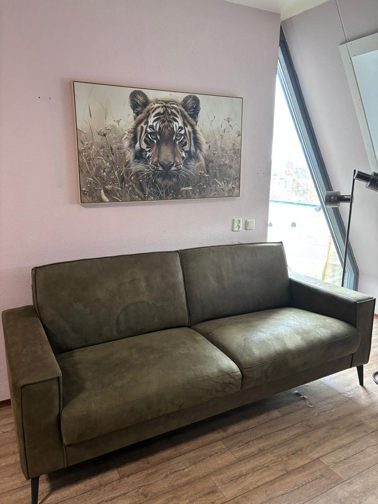 Mooie bank 2,5 zitter, Huis en Inrichting, Banken | Bankstellen, Ophalen, Driepersoons, 75 tot 100 cm, Zo goed als nieuw