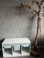 IKEA TROFAST opbergkast met bakken – wit/groen, Ophalen, 50 tot 100 cm, Zo goed als nieuw, 25 tot 50 cm