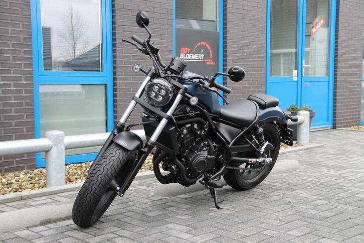 Honda CMX 500 Rebel 2021 NIEUWSTAAT A2 Blauw, Motoren, Motoren | Honda, Bedrijf, Chopper, 12 t/m 35 kW, ABS