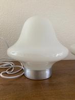 midcentury modern lamp, MCM, Ophalen of Verzenden, Zo goed als nieuw, Glas