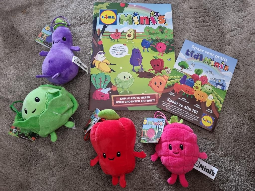 Lidl Mini's 2026 - set incl doeboek, Lidl, Ophalen of Verzenden