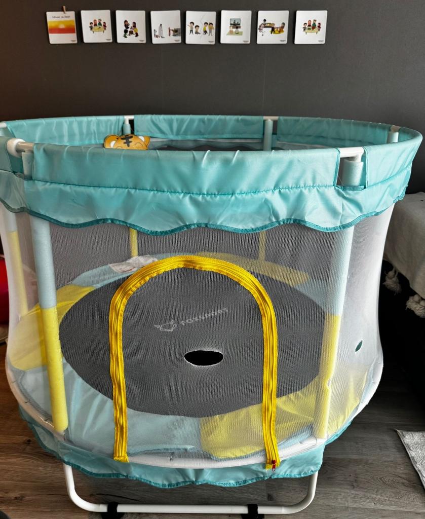Trampoline FOXSPORT - incl 2 nieuwe netten, Ophalen, Gebruikt