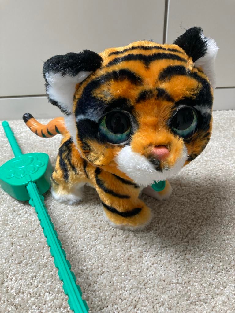 FurReal Friends Tijger met looplijn, Kinderen en Baby's, Ophalen, Zo goed als nieuw, Jongen of Meisje