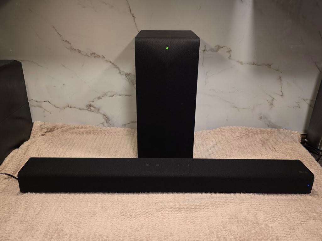 LG Soundbar DS40Q met subwoofer + afstandsbediening, Ophalen of Verzenden, Bluetooth, Zo goed als nieuw